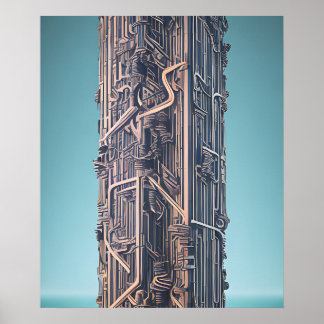 Poster Ville post-apocalyptique