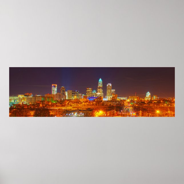 Poster ville reine @ nuit (Devant)