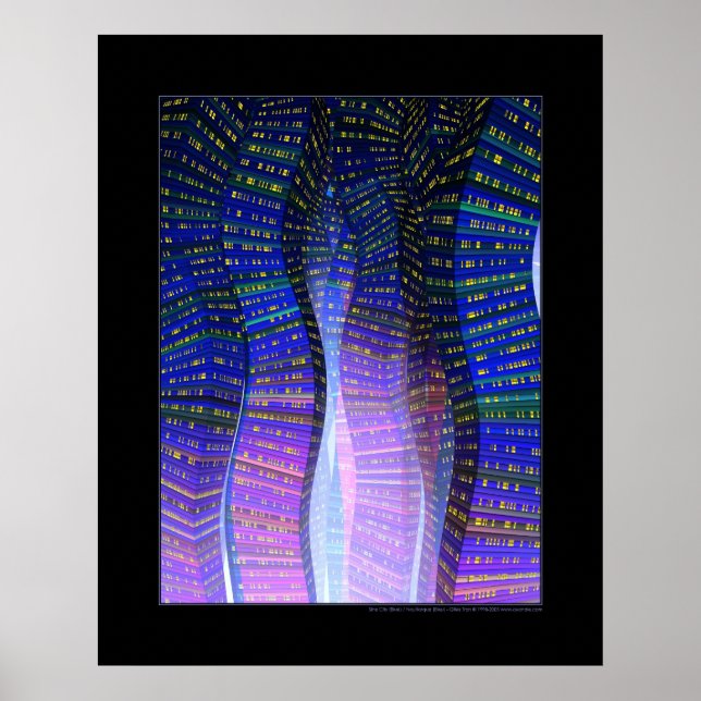 Poster Ville Sainte (Bleue) (Devant)