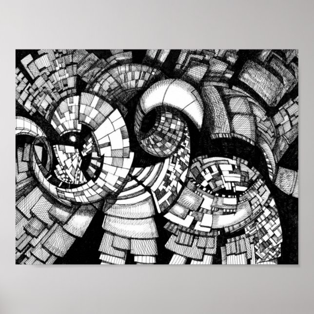 Poster Ville sombre (Devant)