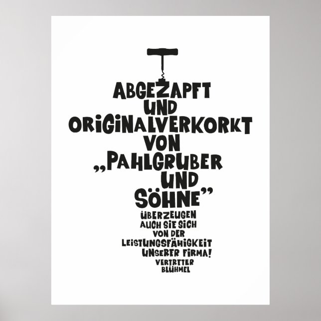 Poster Vin de Loriot (Devant)