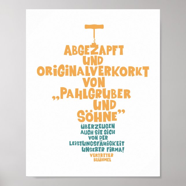 Poster Vin de Loriot (Devant)