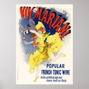 Poster Vin Mariani, Jules Chéret