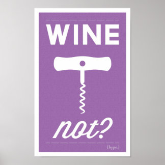 Poster Vin non imprimé