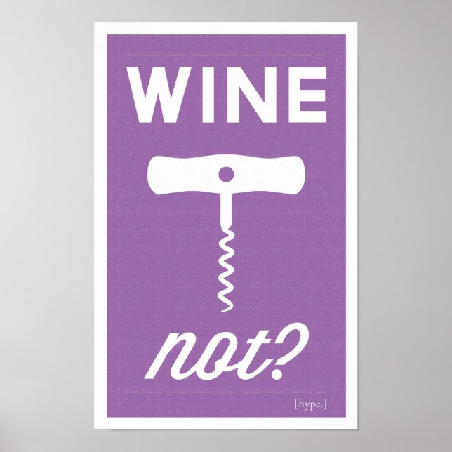 Poster Vin non imprimé (Devant)