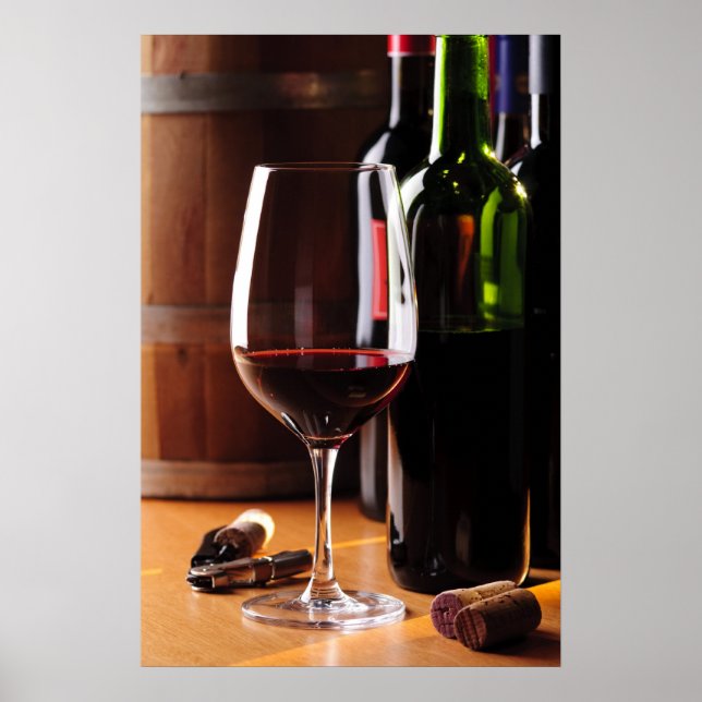 Poster Vin rouge (Devant)
