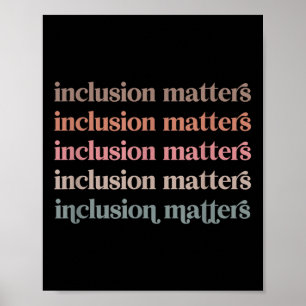 Poster Vinatge Inclusion S Diversité Positive