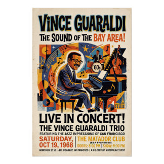 Poster Vince Guaraldi Live