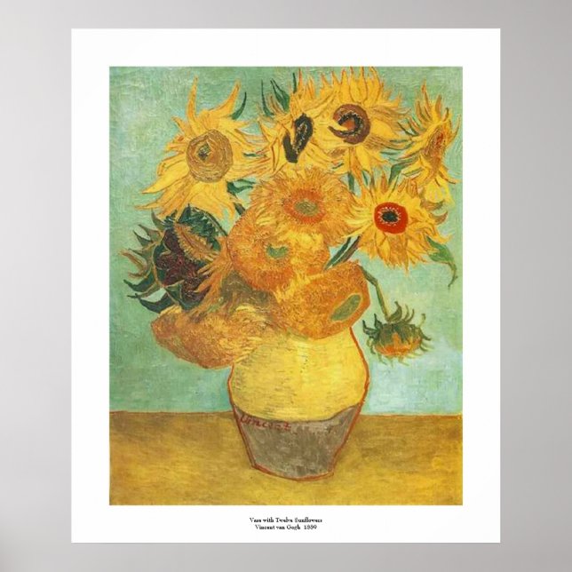 Poster Vincent van Gogh (Devant)
