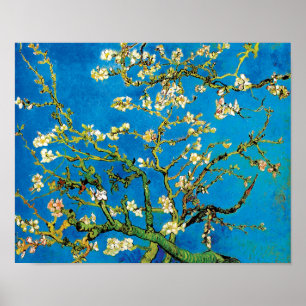 Poster Vincent Van Gogh - Arbres aux amandes florissants