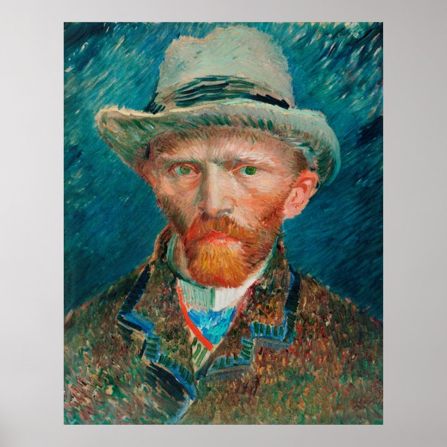 Poster Vincent Van Gogh Autoportrait (Devant)