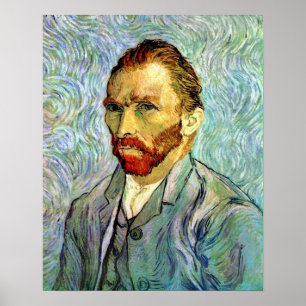 Poster Vincent Van Gogh - Autoportrait vert Beaux-Arts