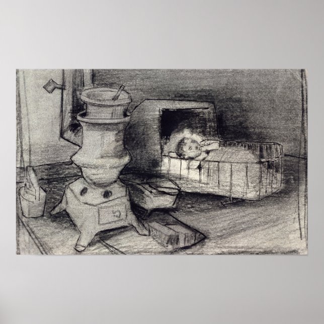 Poster Vincent van Gogh | Berceau (Devant)