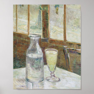 Poster Vincent Van Gogh Cafe Table with Absinthe