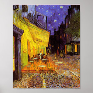 Poster Vincent Van Gogh Cafe Terrace At Night Fine Art