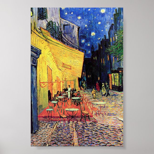 Poster Vincent van Gogh - "Café Terrasse à la nuit" Impri (Devant)