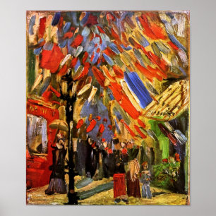 Poster Vincent Van Gogh - Célébration du 14 Juillet