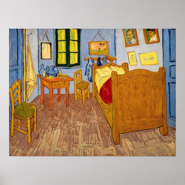 Poster Vincent van Gogh - Chambre de Vincent à Arles (Devant)
