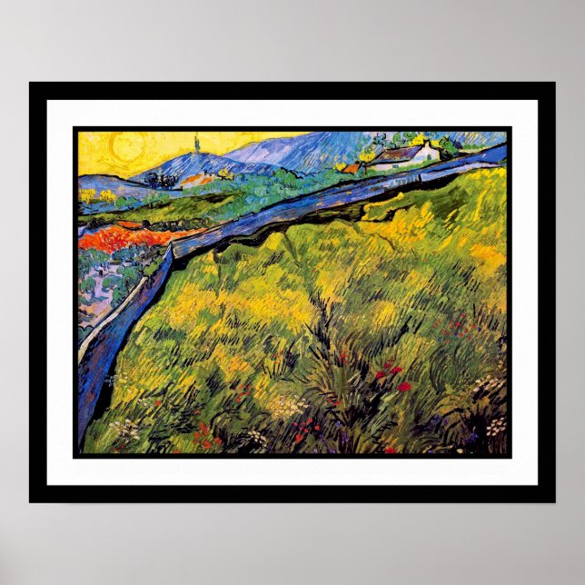 Poster Vincent Van Gogh - Champ De Blé De Printemps (Devant)