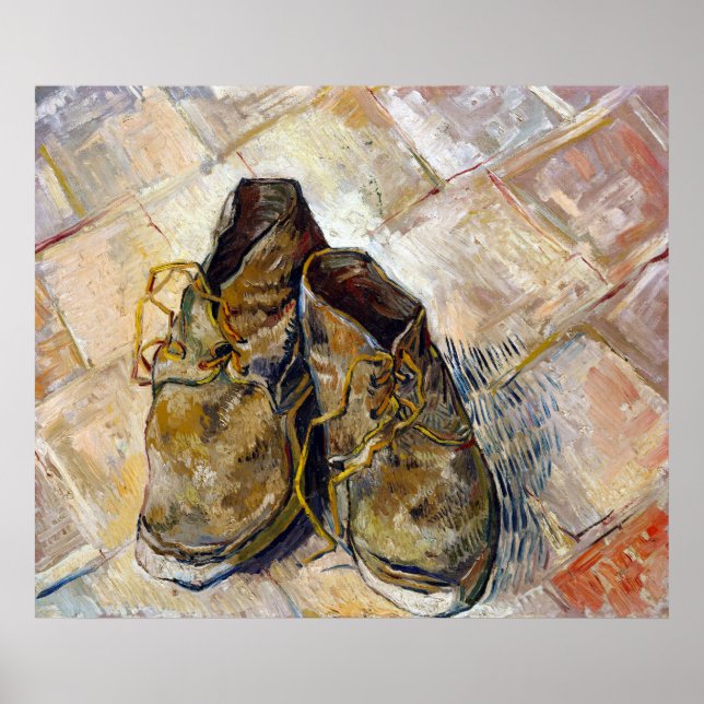 Poster Vincent van Gogh Chaussures (Devant)