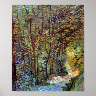 Poster Vincent Van Gogh - Chemin Dans Les Bois Beaux-Arts