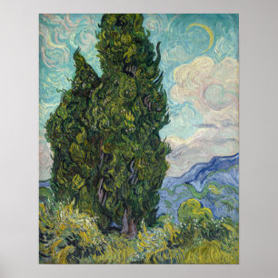 Poster Vincent van Gogh - Cyprès