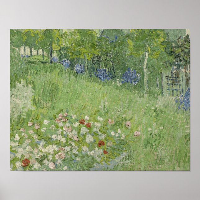 Poster Vincent van Gogh - Daubigny's Garden (Devant)