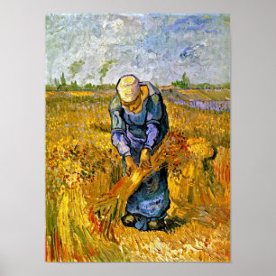 Poster Vincent Van Gogh - Femme paysanne Sparadis