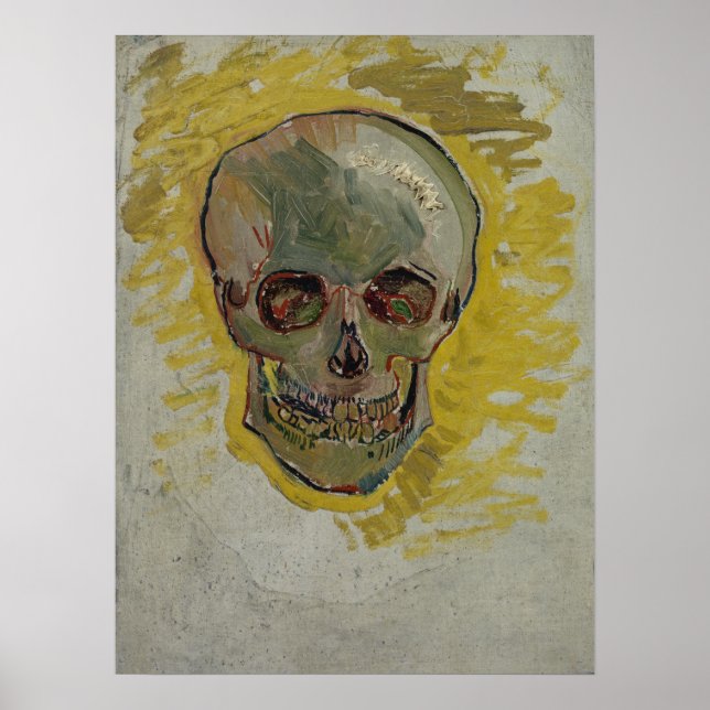Poster Vincent van Gogh Galerie du crâne HD Art (Devant)