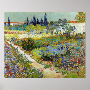 Poster Vincent van Gogh Garden à Arles