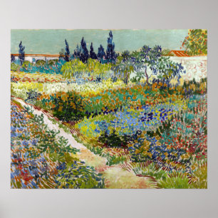 Poster Vincent van Gogh Garden à Arles