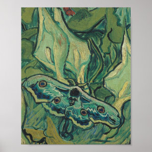 Poster Vincent Van Gogh - Grand Moth Peacock