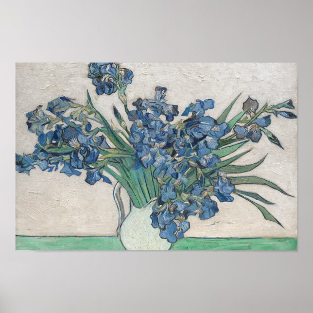 Poster Vincent van Gogh - Irises (Devant)