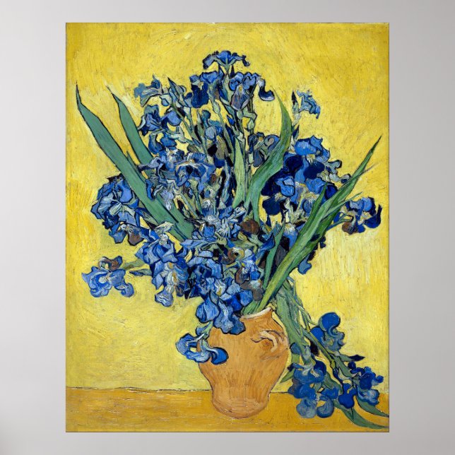 Poster Vincent van Gogh Irises (Devant)