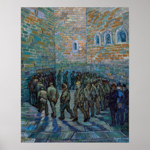 Poster Vincent van Gogh - La cour de la prison