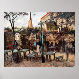 Poster Vincent Van Gogh - La Guinguette sur Montmartre