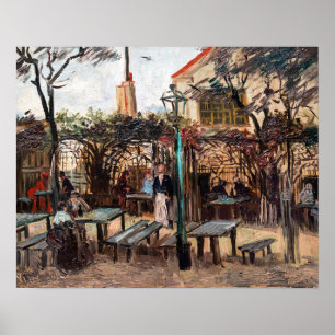 Poster Vincent Van Gogh - La Guinguette sur Montmartre