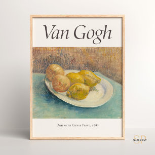 Poster Vincent van Gogh La vie morte avec des citrons sur