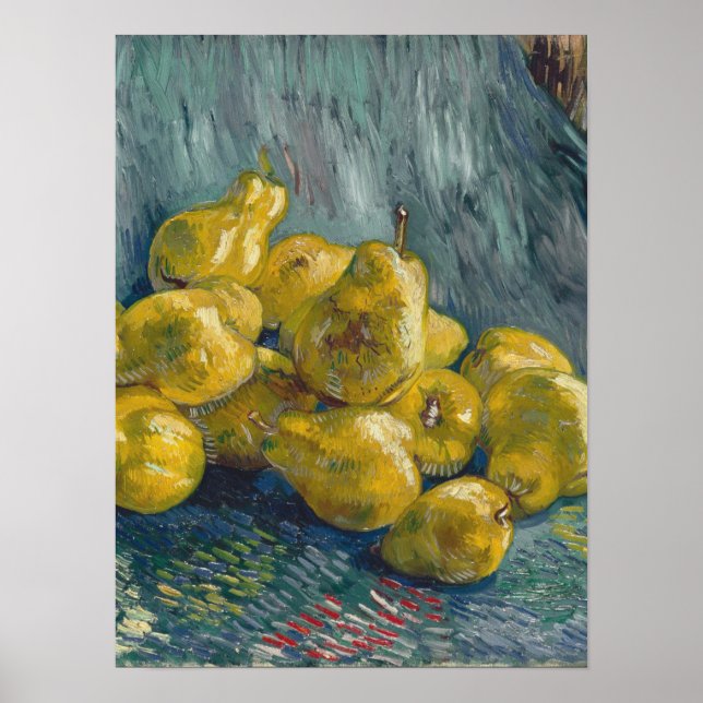 Poster Vincent Van Gogh - La vie morte avec les poires (Devant)