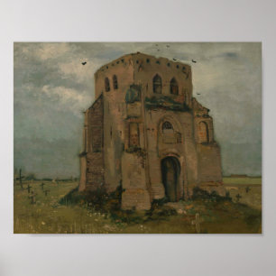 Poster Vincent van Gogh - La vieille église de Nuenen
