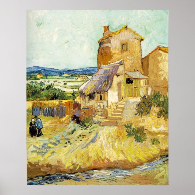 Poster Vincent Van Gogh - L'Ancien Moulin (Devant)