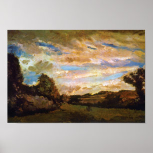 Poster Vincent Van Gogh - Landscape with Dunes Fine Art
