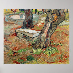 Poster Vincent van Gogh   Le Banc de Saint-Rémy