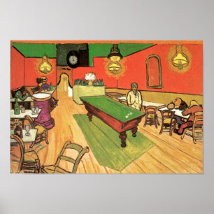 Poster Vincent Van Gogh - Le Café De Nuit À Arles