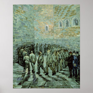 Poster Vincent van Gogh   Le Jardin de l'exercice