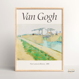 Poster Vincent van Gogh Le pont des Langlois à Arles Art