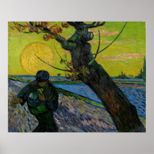 Poster Vincent van Gogh - Le Semeur
