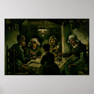 Poster Vincent van Gogh - Les Mangeurs de pommes de terre
