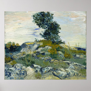 Poster Vincent van Gogh Les Roches