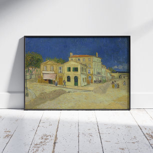 Poster Vincent Van Gogh, Maison Jaune, Rue